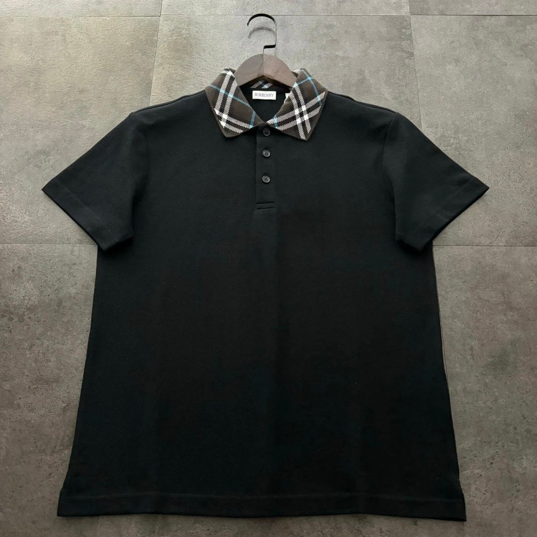 Burberry T-shirt Chest Small Icon logo Embroidery POLO Shirt Lapel Short Sleeve25ss New Unisex Summer Short Sleeve OS Loose T T-shirt Business Shore Half Sleeve Top plus Size T-shirt