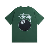 Stussy T-shirt Short Sleeve T T-shirt Flower Crown Love Casual Loose American Couple Wear-CY