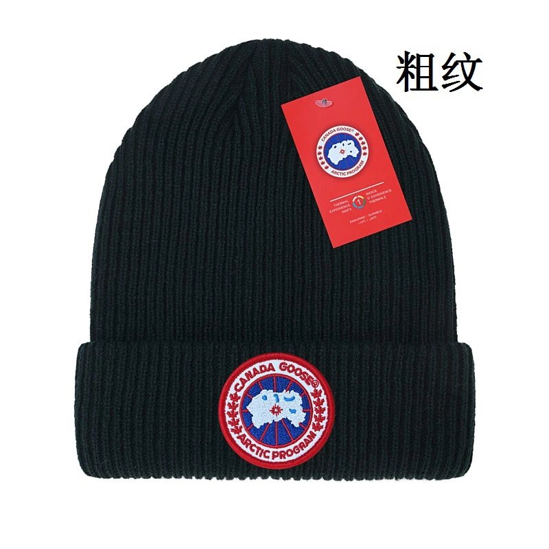 Canada Goose Hat Wool Hat Outdoor Slipover Knitted Hat-CY