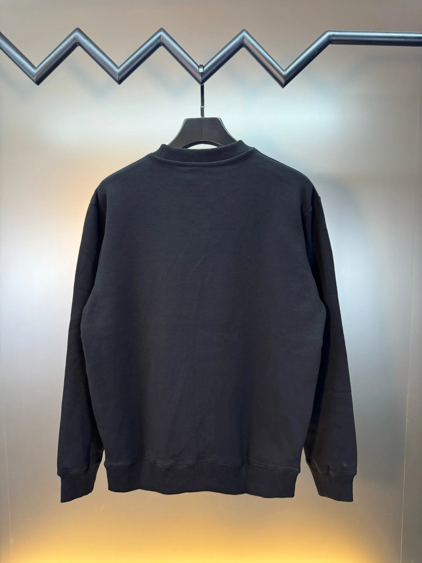 PRADA Hoodie New Classic Metal Triangle Logo Patchwork Craft Round Neck Sweatshirt Long Sleeve Base Shirt Jacket Top Fashion Unisex Sports Casual Loose Versatile Autumn Winter New Arrival