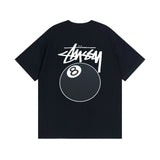 Stussy T-shirt Short Sleeve T T-shirt Flower Crown Love Casual Loose American Couple Wear-CY