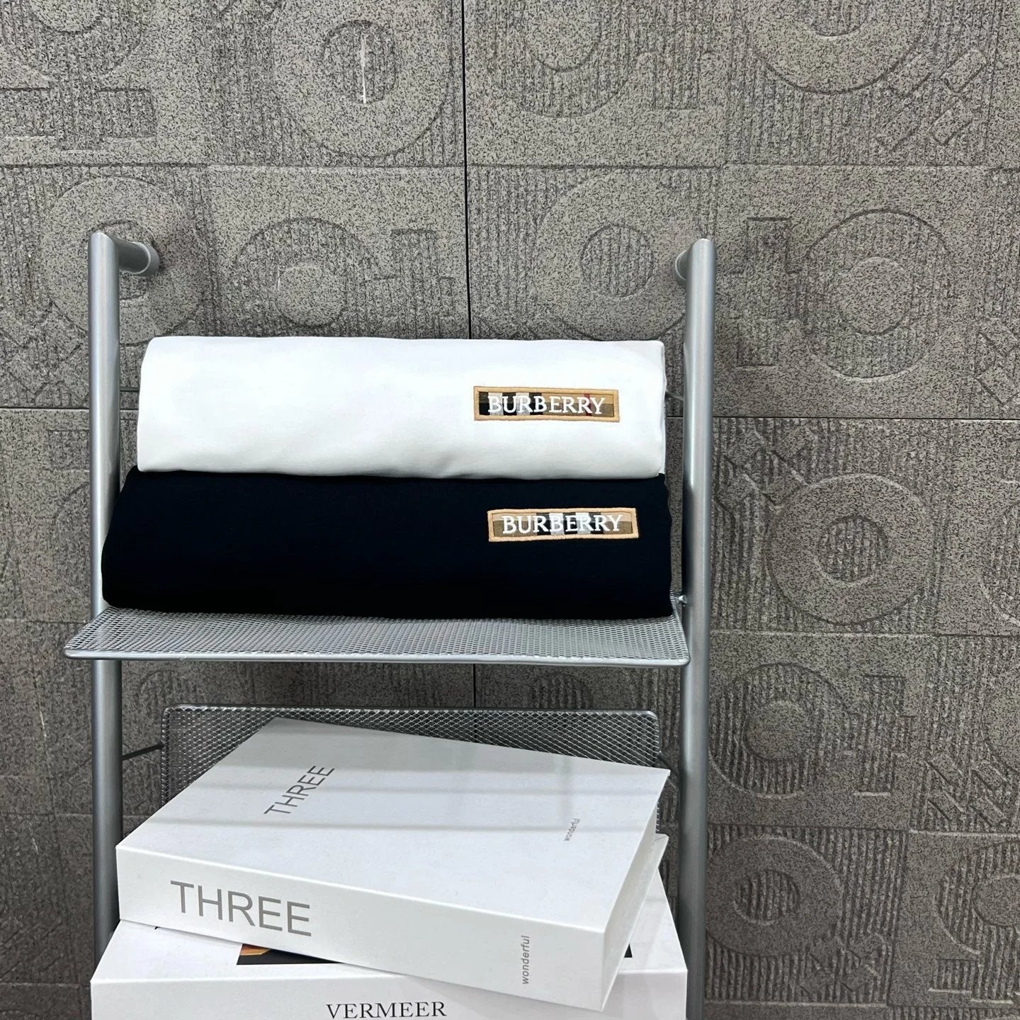 Burberry T-shirt Chest Plaid Patchwork Letter Embroidery logo round Neck Short Sleeve25ss New Pure Cotton Unisex Style T T-shirt OS Loose Fit Base Shirt Top Half Sleeve T-Shirt
