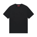Gucci T-shirt Chest Letter Die-cast logo round Neck Short Sleeve25ss New pure cotton T Unisex T-Shirt OS Loose Fit Base Shirt Top Half Sleeve T-Shirt