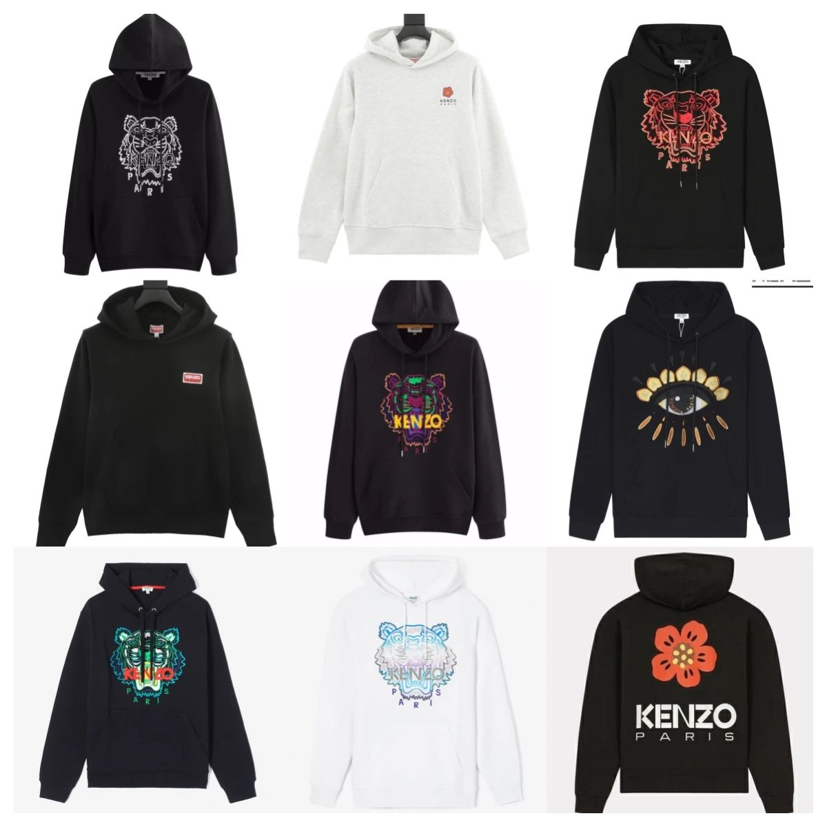 Kenzo Hoodie Trend All-Matching Hoodie-0072