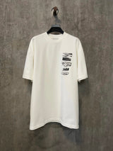 Dior T-shirt 25ss New Archive Print logo Round Neck Short Sleeve Pure Cotton Unisex T T-shirt Base Shirt Tee Shirt OS Loose design