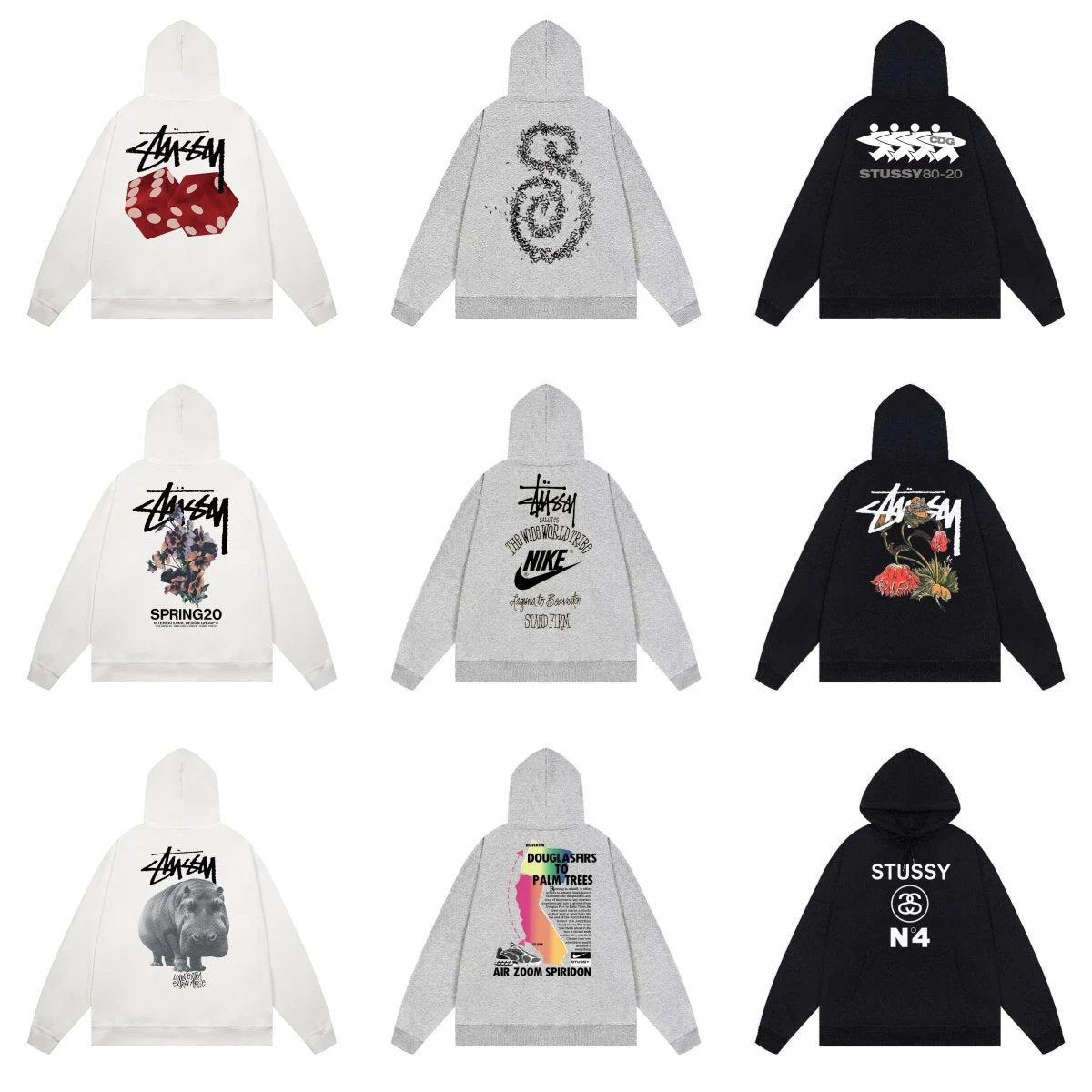 Stussy Hoodie Hooded Sweater looseandfashionhoodie6-003