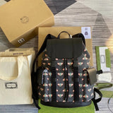 Gucci Backpack Top version 【Genuine Goods Surrogate Shopping Level】2022New Jumbo Backpack G Home Classic Men's Backpack Adi Same Style Clover New Backpack Men's and Women's Backpack Schoolbag Hiking Backpack Men's and Women's Handbags:678829/495563