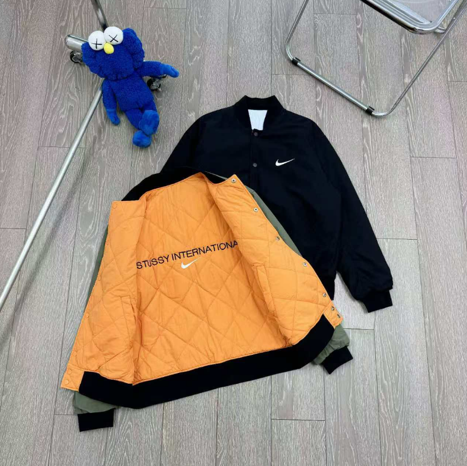 Nike Jackets Joint Name Reversible Jacket Cotton-Padded Jacket-CY