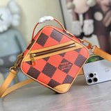 Louis Vuitton LV Men's Bag Top version 【Super Original Order】24Latest Spring and Summer CHESS Chessboard Men's Square Bag Shoulder Crossbody Messenger Bag N40548N40561N40547N40563N40562