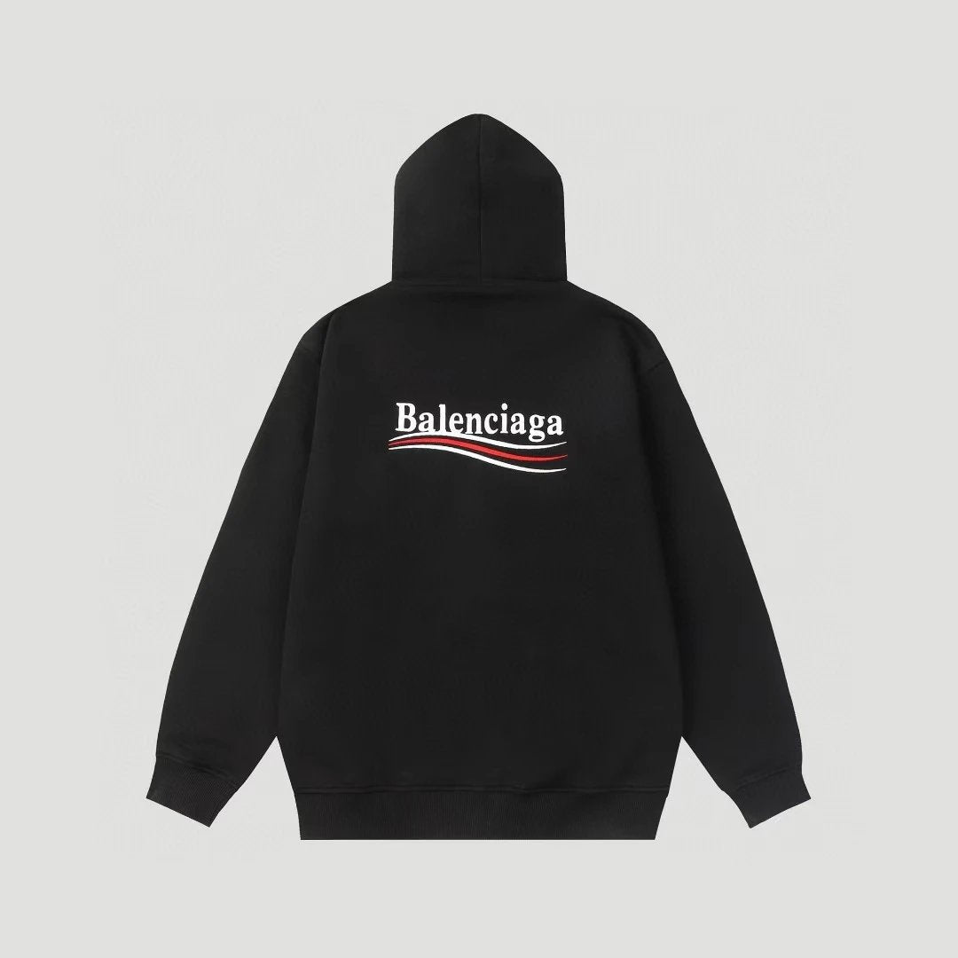 Balenciaga Hoodie Cola HAILANG Embroidered Zipper Hooded Sweater Cardigan Hoodie Coat Men's and Women's Same Style Loose Sports and Leisure All-Matching