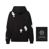 Chrome Hearts Hoodie Lettering Sanskrit Embroidered Cardigan Sweatshirt Casual Loose Fit Versatile Hoodie Jacket Sportswear Unisex24ss Autumn and Winter New Products
