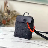 Louis Vuitton LV Women's Bag Top version 【Original Leather】M58707Full Leather in Black Men's and Women's Bags Zoom This Small One SteamNano Men's and Women's Doll Embroidered Handbag Shoulder Crossbody Portable Backpack