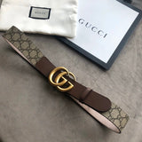 Gucci Belt Top version New Original Single Men's Belt Leather Belt Double g Belt Men's Fashion Casual Original Leather Gujia Belt GG Home Pant Belt Male Gucci Gucci Men's Belt Ferragamo4.0