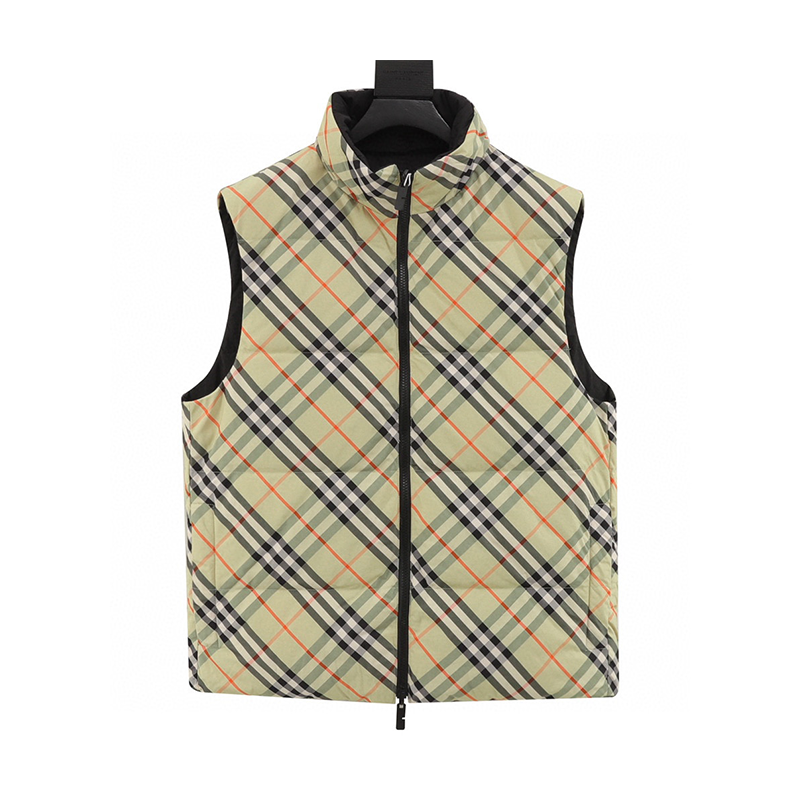 Burberry Down jacket 24Diamond Plaid Two-Sided down Vest for Men and Women