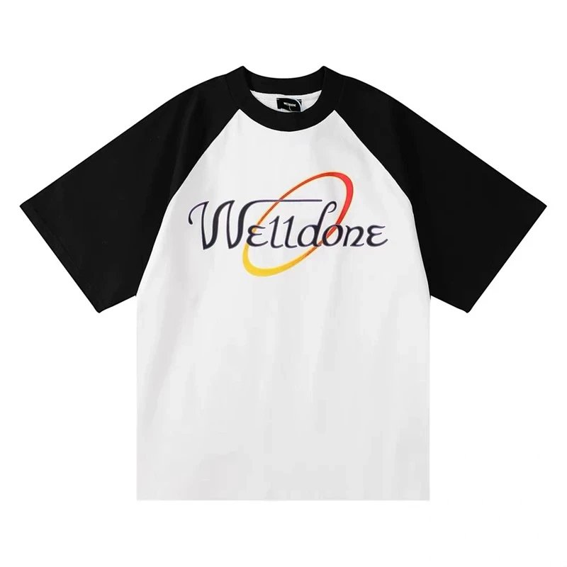 We11done T-shirt Top New Version LOGO round Neck Short Sleeve T T-shirt