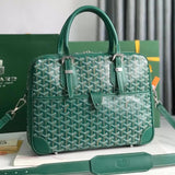 Goyard Bag Top version 【Original Leather Surrogate Shopping Edition】New Product Ambassadmessagebag Small Size Briefcase Men's Handbag Tote Bag Briefcase Business Trip File Bag Men's Bag New Men's Business Casual Briefcase Computer Bag