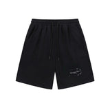 Dior shorts Previous version CD Letter Printing logo Five-point Shorts25ss New Drawstring Casual Summer Pants American Style5Two-in-One Casual Sweatpants for Men and Women, Pure Cotton Joggers