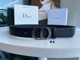 Dior Belt Top version Belt Genuine Cattlehide Leather Surface Belt Men's Leather Belt Double-Sided Head Layer Cowhide Universal Business Man's Belt Men's and Women's Business Casual Belt Belt Men's High-End Belt3.5Ferragamo Belt Male Montblanc