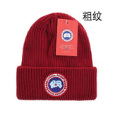 Canada Goose Hat Wool Hat Outdoor Slipover Knitted Hat-CY