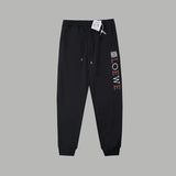 LOEWE Sweatpants Embroidery logo Casual Pants Sweatpants Versatile Drawstring Joggers Unisex Long Pants24ss Autumn and Winter New Products