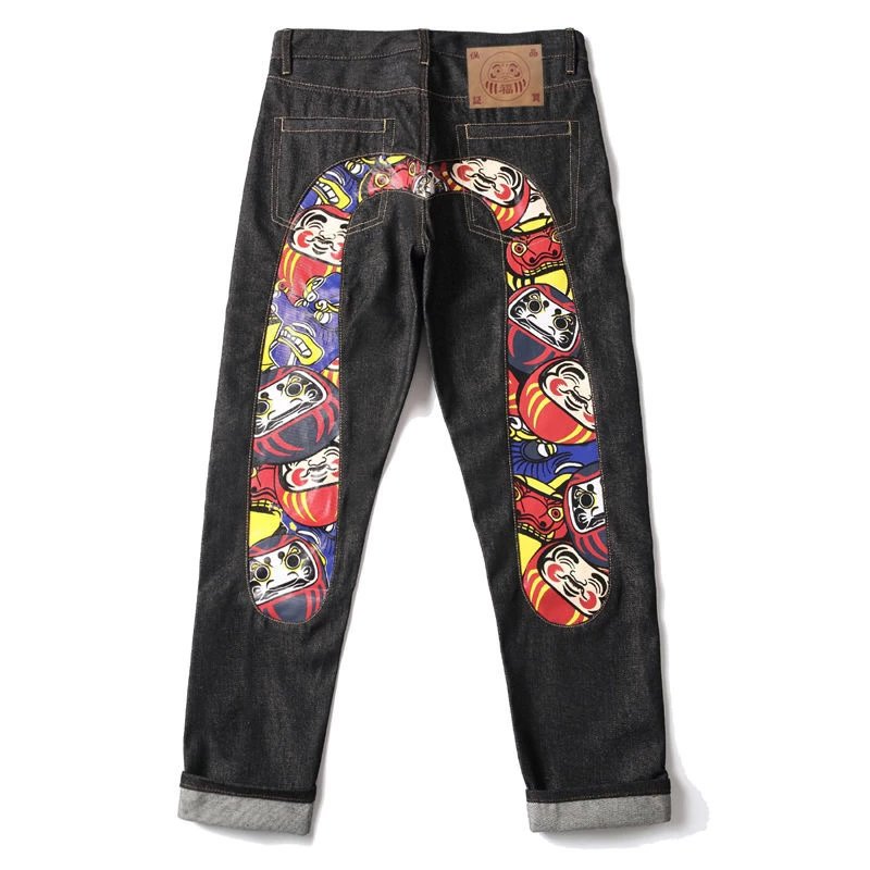 Evisu Jeans Fashion Y2Retro Hip Hop Jeans