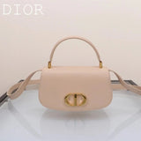 Dior Women's Bag Top version 【Treasure Item】24New30MontaigneAvenue Series Montian Cowhide Handbag Shoulder Messenger Bag Women's Bag