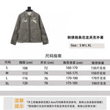 Louis Vuitton LV Jackets Early Autumn New Embroidery Lines Nylon Jacket Outwear Same Style for Men and Women