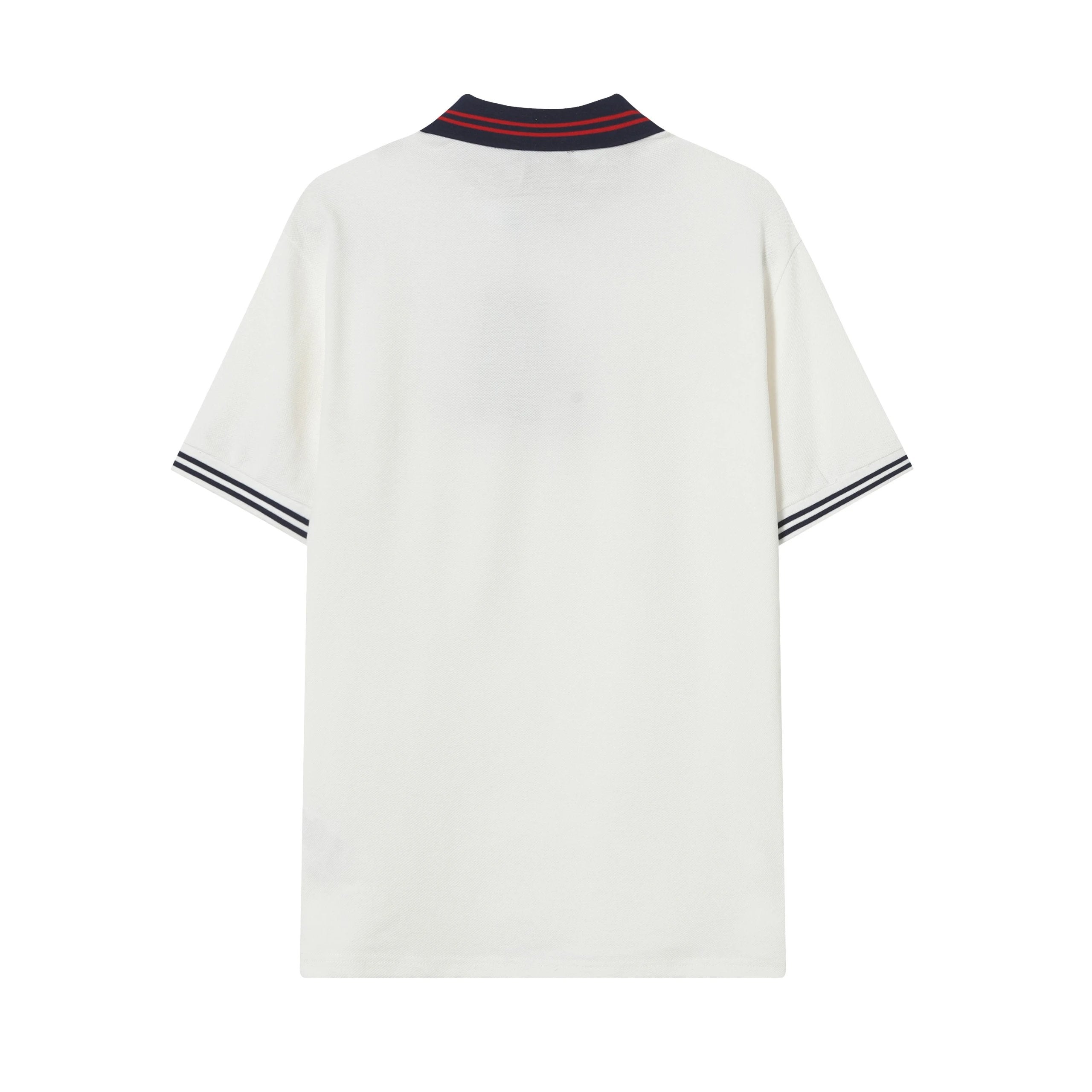 Gucci T-shirt Color Block Embroidery logoPOLO Shirt Lapel Short Sleeve25ss New Unisex Summer Short Sleeve OS Loose T Business Half Sleeve Shirt Plus Size T-Shirt