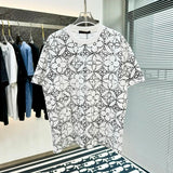 Louis Vuitton LV T-shirt 25ss New Pure Cotton Unisex Style T T-shirt OS Loose Fit Base Shirt B Short Sleeve T-Shirt