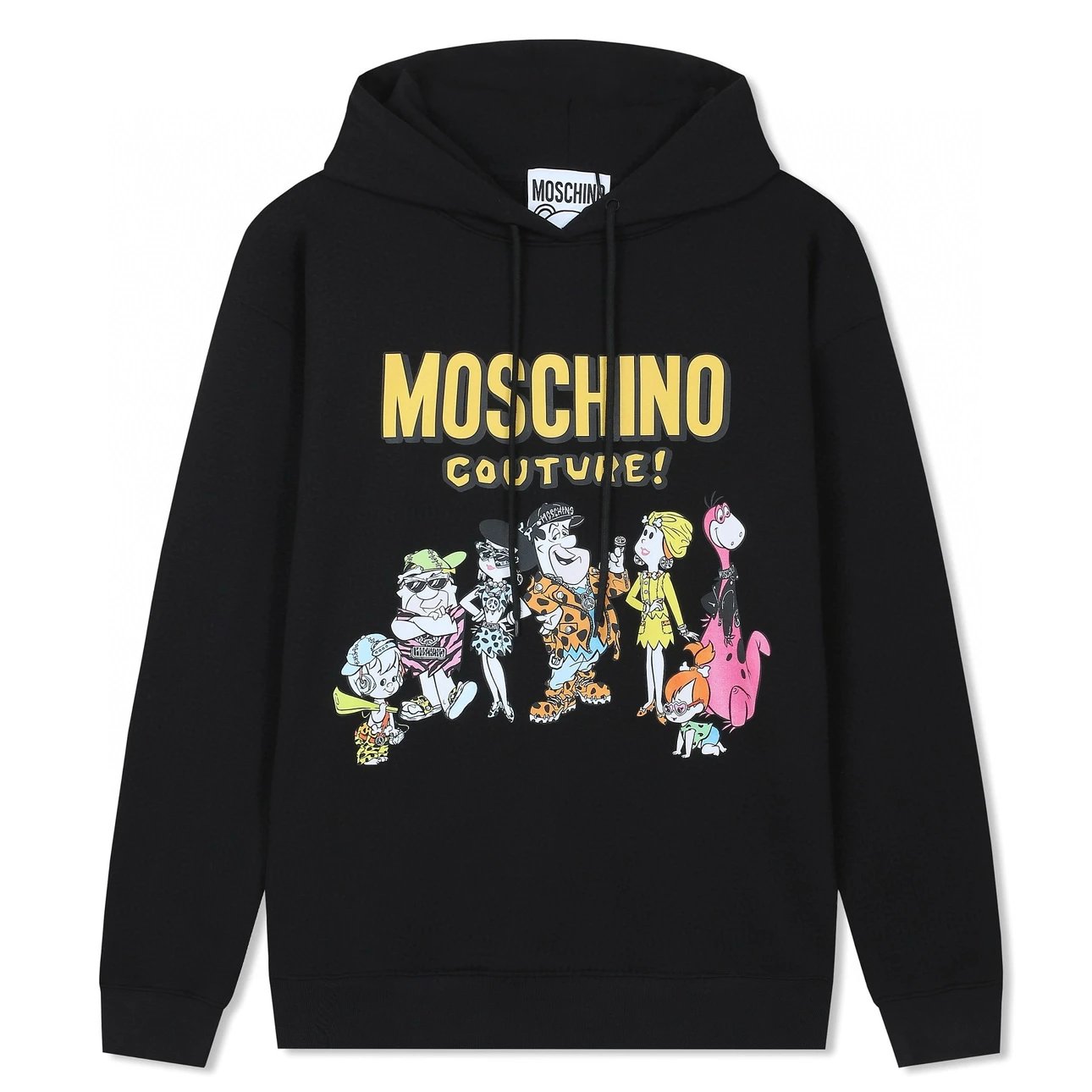 Moschino Hoodie Top Version Counter Same Style Heavy New Casual Hooded Sweater Versatile Loose Hoodie Trendy Pure Cotton