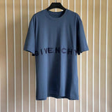 Givenchy T-shirt Top Version Counter Same Collection1Cotton Short Sleeve T T-shirt Men's and Women's Loose Bottoming Shirt2024New Summer