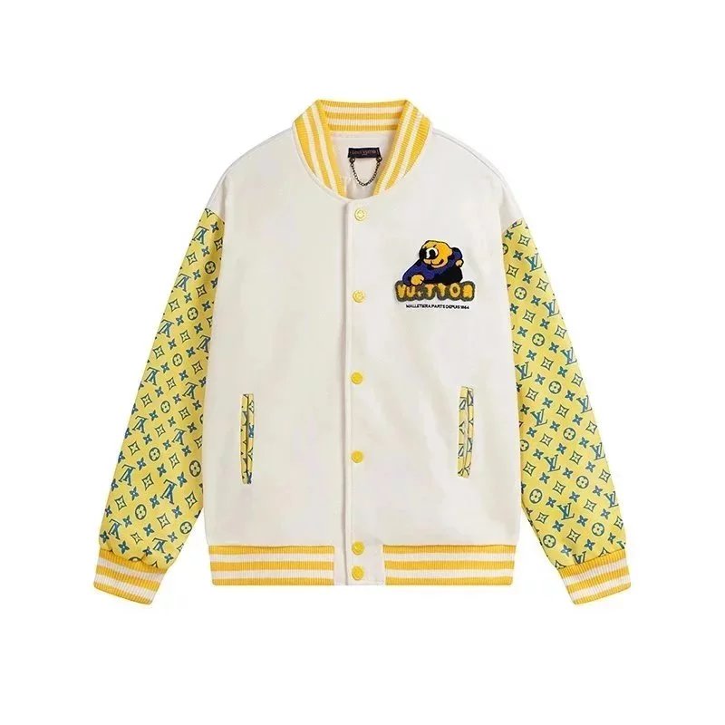 Louis Vuitton LV Jackets Fashion Brand Baseball Uniform1-9