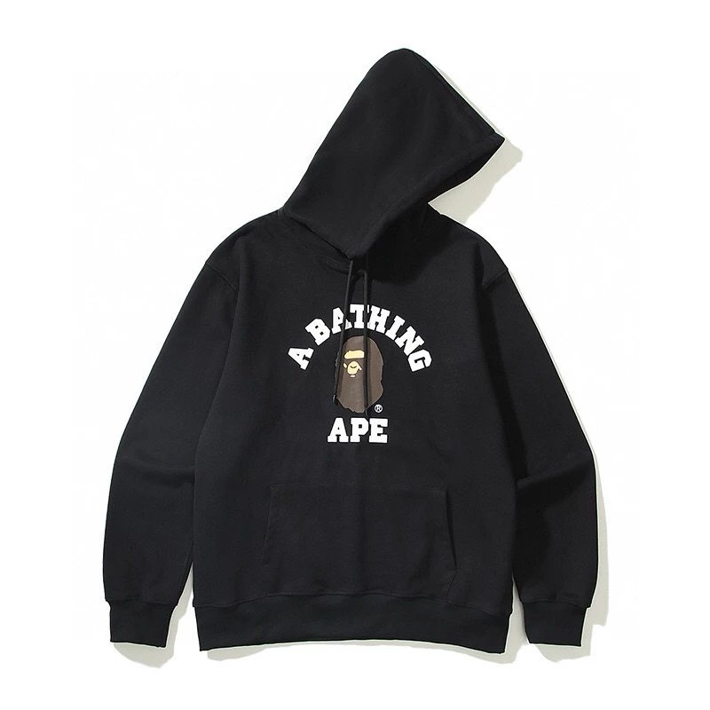 Bape Hoodie Top Version Printed Men's and Women's Casual Hooded Hoodie