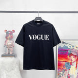 Balenciaga T-shirt Joint Name Vogue Limited Edition Lighthouse Night View logo round Neck Short Sleeve25ss New pure cotton T Unisex T-Shirt OS Loose Fit Base Shirt Top T-Shirt Short Sleeve