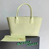 Bottega Veneta Women's Bag Top version 【Surrogate Shopping Edition】New Arrival MiniCabat Limited Mini Basket Tote Cabat Woven Bag Portable Shopping Basket Bag Woven Vegetable Basket New Woven Shopping Basket Bag Treasure Dish Jia Woven Oversized Shopping