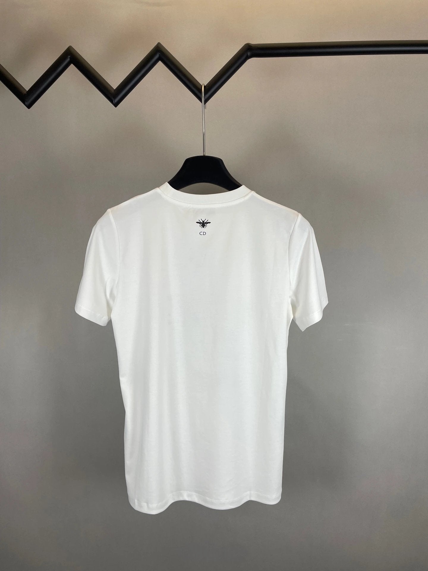 Dior T-shirt Star Pattern Embroidery on the Chest logo round Neck Short Sleeve25ss New pure cotton T Women's T-shirt OS Loose Fit Base Shirt Top Half Sleeve T-Shirt