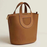 Hermes women's bag Top version Picotin18cm Pig Nose Bucket Bag Handmade TC Women's Leather Handbag