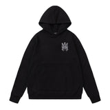 Amiri Hoodie 2023Autumn and Winter New Front and Rear Hot Drilling logo Letter Hooded Sweater for Men and Women