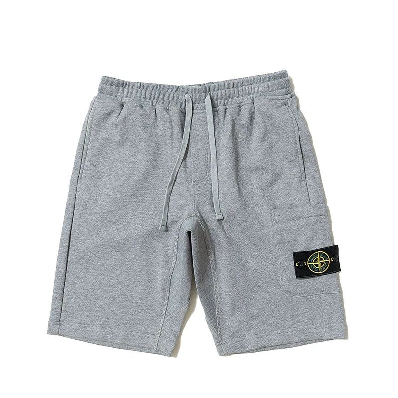 Stone Island Shorts Top Version Tooling Counter Same Style Summer Straight Shorts Casual Pure Cotton Five-Point Sports Pants for Men