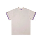 Alo Yoga T-shirt Chest Silver Stereo Logo logo round Neck Short Sleeve25ss New pure cotton T Unisex T-Shirt OS Loose Fit Base Shirt Top Half Sleeve T-Shirt