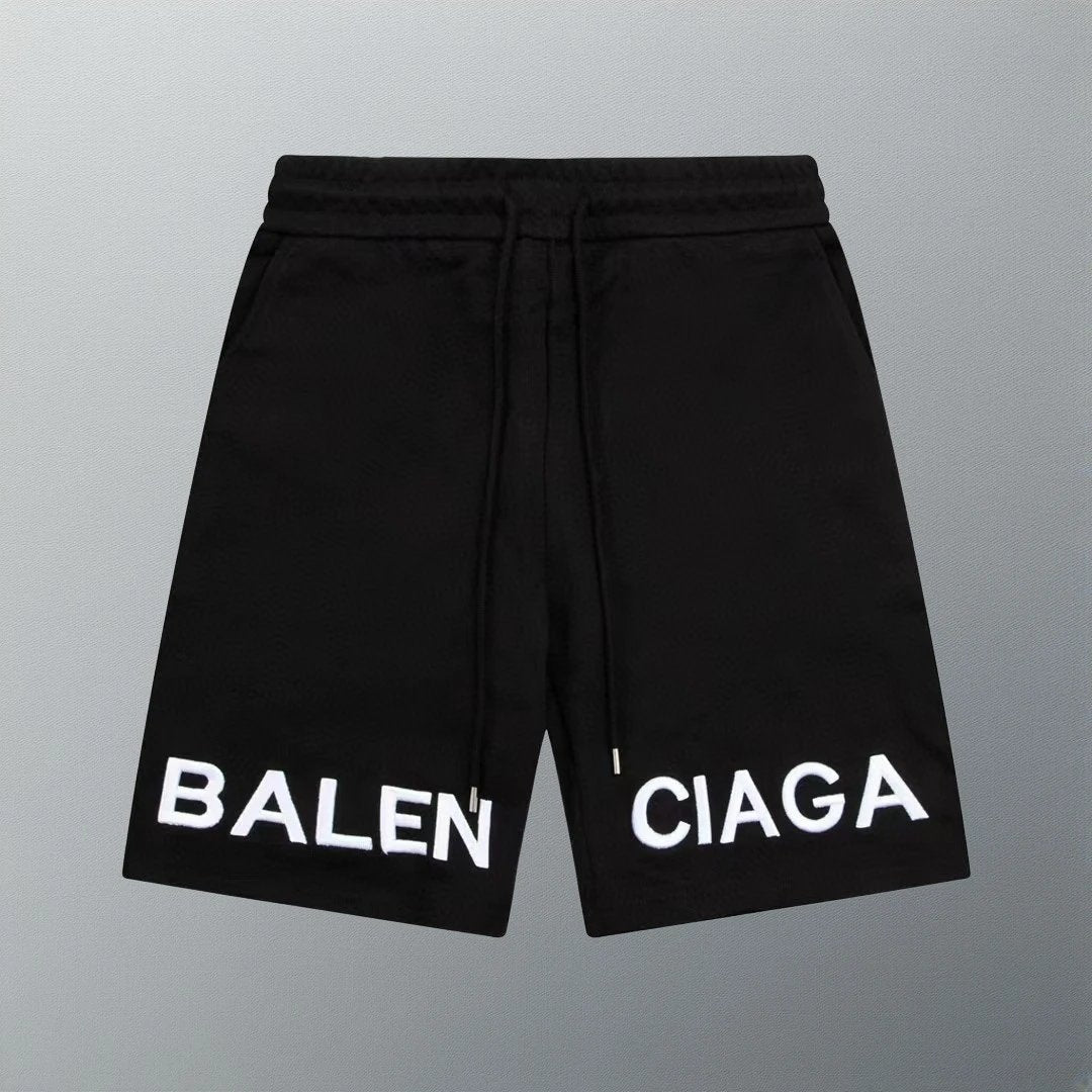 Balenciaga Shorts Predecessor Brand Letter Embroidery logo Five-point Shorts25ss New Drawstring Casual5Two-Piece Casual Sweatpants Summer Pants Unisex Pure Cotton Sweatpants