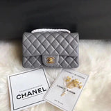 Chanel Women's Bag Top version 【Surrogate Shopping Version Genuine Goods Leather】l Classic CF Large Package mini20cm1116CF Fang Fat Flap Bag Original Sheepskin Women's Bag Chain Bag Crossbody Bag Caviar Cowhide CF20cm