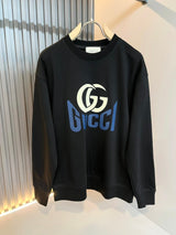 Gucci Hoodie Chest logo Element Print Crewneck Sweatshirt Pure Cotton Casual Loose Fit Versatile Pullover Sportswear Top os Unisex Style24ss Autumn and Winter New Products
