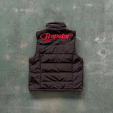 Trapstar Down Jackets Vests Black Red Label American Waistcoat Cotton-Padded Coat Coat Street Hipster All-Matching Jacket Couple Vest