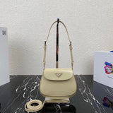 PRADA Bag Top version cleo Series New Ladies Hobo Mirror Calfskin Flap Bag Underarm Bag Vintage Bag Handbag Shoulder Bag Crossbody Bag Women's Bag1BD311