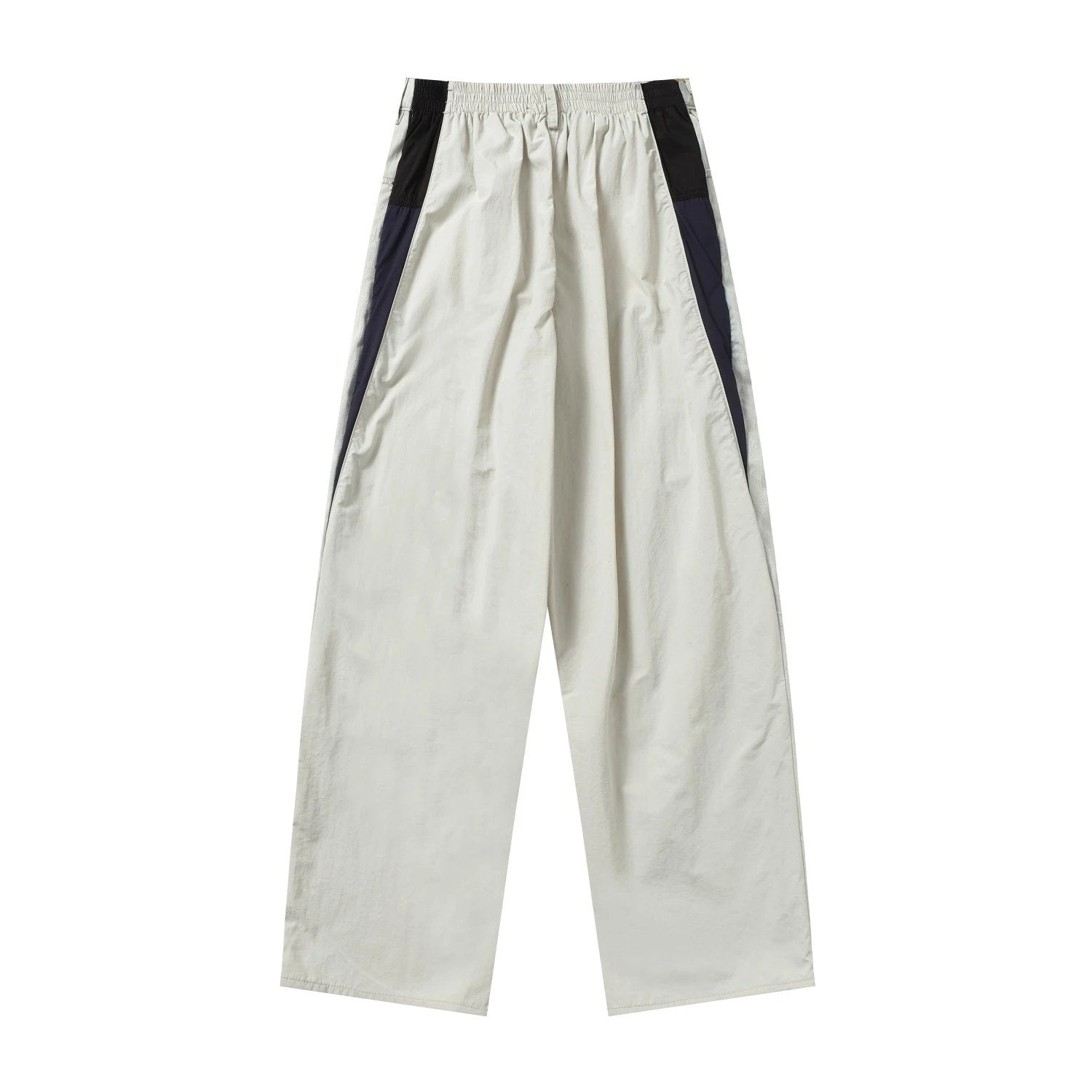 Balenciaga Jeans Denim Fabric Patchwork Sports Woven25ss Spring Summer New Straight Leg Pants Unisex