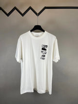 Dior T-shirt Front Flocking Print logo round Neck Short Sleeve25ss New Pure Cotton Unisex Style T T-shirt OS Loose Fit Base Shirt Half Sleeve T-Shirt Top Half Sleeve