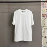 Louis Vuitton LV T-shirt Chest Emblem3D 3D Embossed Letters logo round Neck Short Sleeve25ss New pure cotton T Unisex T-Shirt OS Drop Shoulder Loose Fit Base Shirt Top T-Shirt Short Sleeve