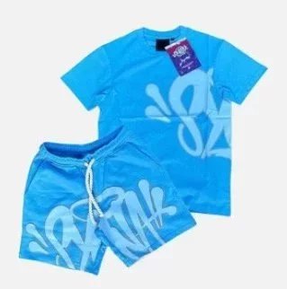 Syna World T-shirt D42Summer Hip-Hop Fashionable Brand Shorts Suit