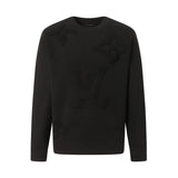Louis Vuitton LV Sweater Large chest logo Jacquard Crew Neck Sweater Long Sleeve Thickened Lazy Style OS Loose Fit Unisex Knit Top Jacket Versatile Casual Wearable Inside and Outside
